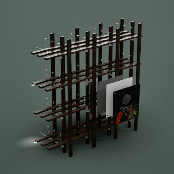Cave - 122x122x32 (LED et 1x Porte) – Image 3